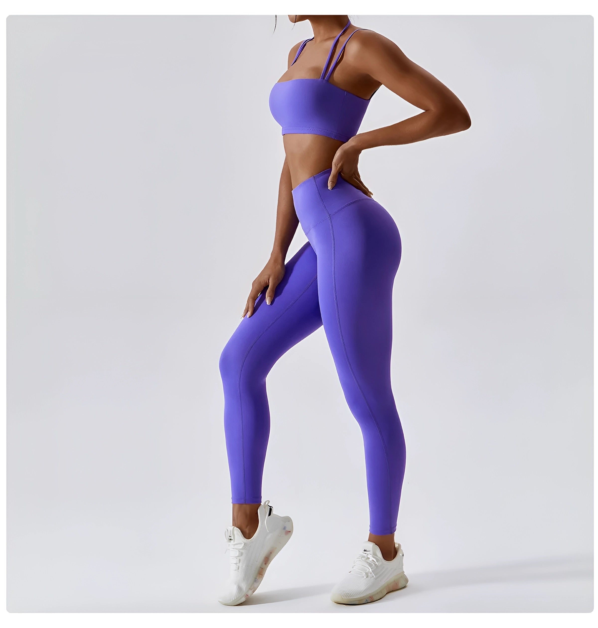 Women's Two-Piece Gym Set-S Cure-Sports Cure